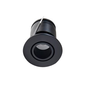 O Spot LED de Embutir LUN da Nordecor, compacto e inclinável, oferece flexibilidade e precisão na direção da luz. Este design ajustável é perfeito para focar em áreas específicas ou criar efeitos de iluminação dinâmicos. Com um alto IRC (>97) e R9 (>93), o LUN garante uma reprodução de cores rica e autêntica. Seu baixo UGR (