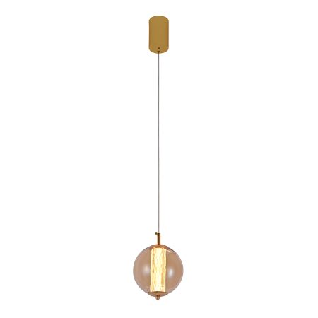 O Pendente LED JANNI exibe uma harmonia perfeita entre a funcionalidade da iluminação LED e o charme do design clássico. Disponível em diâmetros de 15 cm ou 22 cm, este pendente elegante apresenta uma tonalidade dourada fosca, complementada por um globo de vidro que suaviza e dispersa a luz, criando um ambiente convidativo e acolhedor. A iluminação em 3.000K proporciona um brilho quente, ideal para espaços que buscam um toque de sofisticação sem abrir mão da eficiência energética.