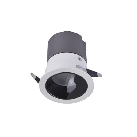 O Spot LED de Embutir ZAGLE WALL WASHER da Nordecor alia funcionalidade e estética, ideal para iluminação focada em paredes. Seu efeito wall washing realça texturas e obras de arte, graças à distribuição homogênea de luz. Com um IRC superior a 97, garante fidelidade nas cores, enquanto o UGR abaixo de 16 proporciona conforto visual. A precisão em tons vermelhos (R9 > 93) e a uniformidade de cor (SDCM < 5) o tornam perfeito para ambientes que valorizam a arte e design com qualidade luminotécnica.