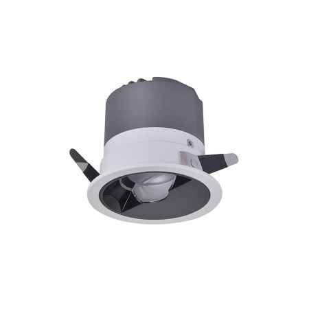 O Spot LED de Embutir ZAGLE WALL WASHER da Nordecor alia funcionalidade e estética, ideal para iluminação focada em paredes. Seu efeito wall washing realça texturas e obras de arte, graças à distribuição homogênea de luz. Com um IRC superior a 97, garante fidelidade nas cores, enquanto o UGR abaixo de 16 proporciona conforto visual. A precisão em tons vermelhos (R9 > 93) e a uniformidade de cor (SDCM < 5) o tornam perfeito para ambientes que valorizam a arte e design com qualidade luminotécnica.