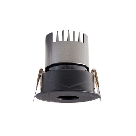 O Spot LED de Embutir ZAON da Nordecor, com sua lente circular, proporciona um facho de luz único e preciso. Este design, combinado com um alto IRC (>97) e R9 (>93), oferece uma reprodução de cores fiel, enquanto o baixo UGR (